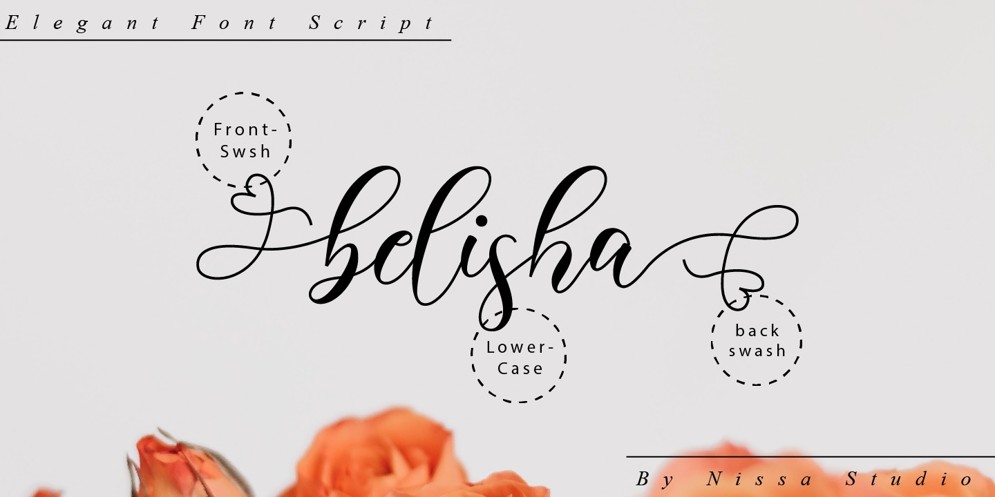 Beispiel einer Belisha-Schriftart #4